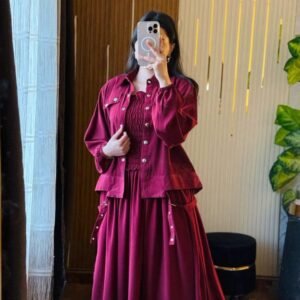 Smoking shirt gown