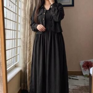 Readymade Unique Western Fashion Ladis smoky shirt Gown garments Georgette style dress for wome